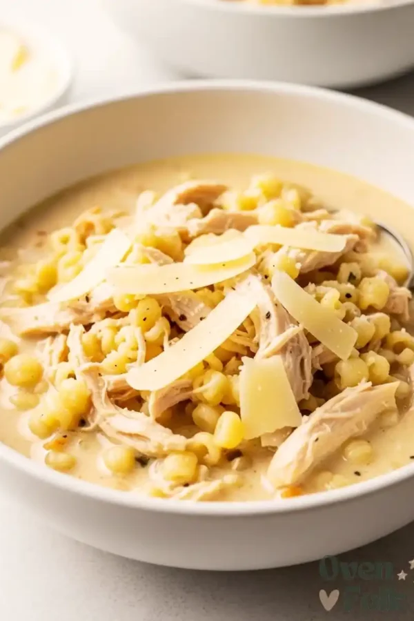 Crock Pot Chicken Parmesan Soup (The “Crispy Top” Method)